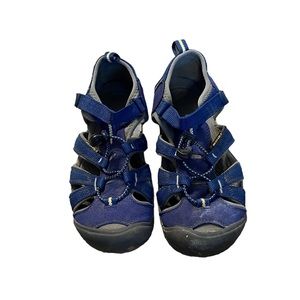 Blue keen sandals